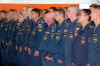 Молебен в Амурском спасательном центре МЧС