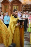 Освящение иконы Божией Матери "Одигитрия", написанной на средства Ассоциации такси г.Хабаровска. Спас-Преображенский собор - Храм преп. Серафима Саровского. 31 июля 2011г.